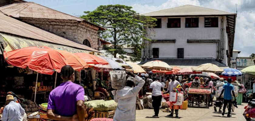 One Of A Longest Local Market In East Africa - Darajani Zanzibar